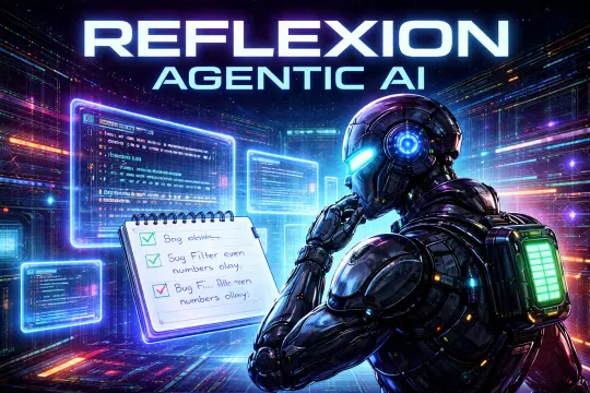 Reflexion en Agentic AI: cómo hacer que un agente aprenda de sus errores sin reentrenar el modelo
