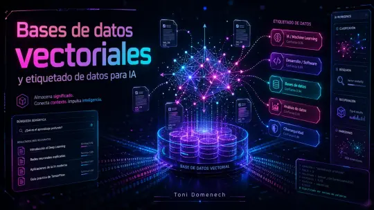Bases de datos vectoriales y etiquetado de datos para modelos de IA