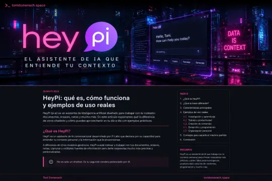 Qué es Pi AI y para qué sirve: guía completa con ejemplos de uso reales