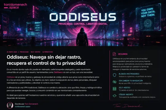 Odysseus: la IA autoalojada que quiere devolverte el control y gratis